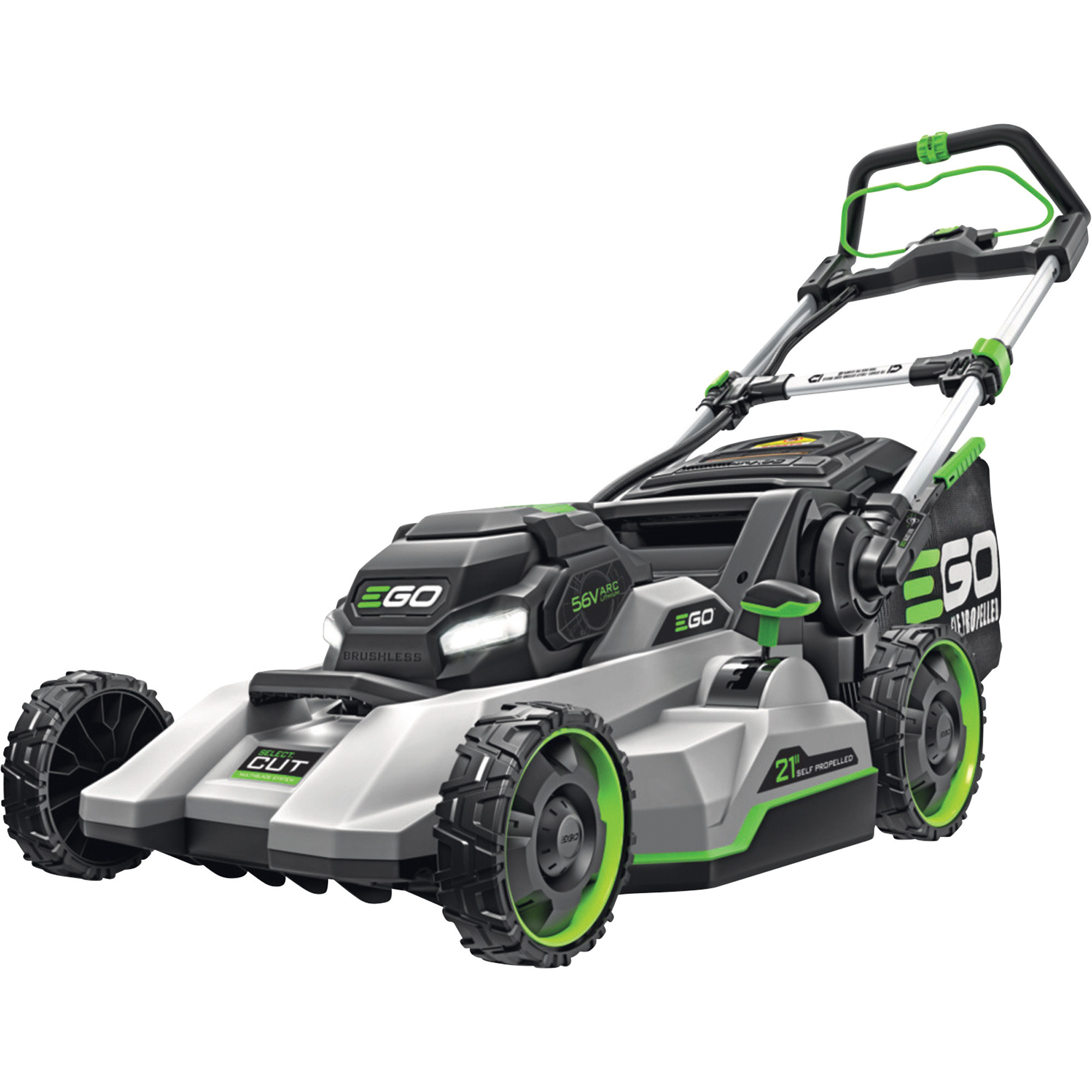 EGO POWER+ 56V Select Cut Self-Propelled Lawn Mower, 21in. Deck, 7.5Ah Battery, Model# LM2135SP